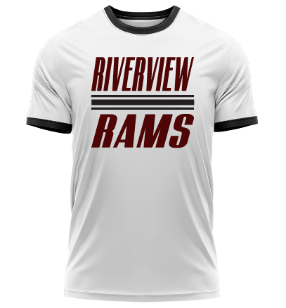 Riverview Rams Football Gray Tee