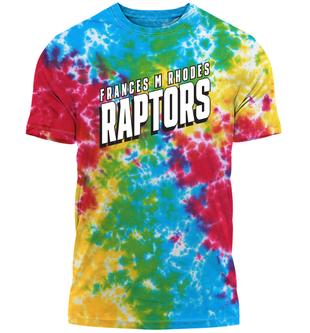 NBA Toronto Raptors Tie Dye Flea Market Long Sleeve Tee